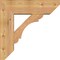 Ekena Millwork Olympic Slat Smooth Bracket w/ Offset Brace, Western Red Cedar, 7 1/2"W x 24"D x 24"H BKT0806X24X24OLY06SWR - alternate 2